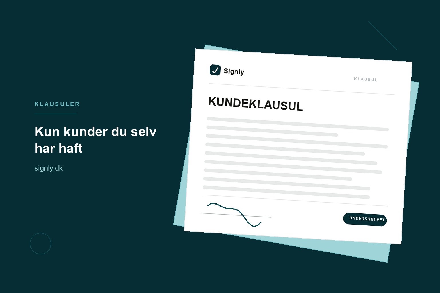 Kundeklausul: hvad må I aftale?