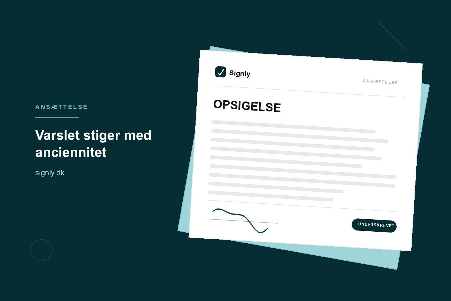 Opsigelsesvarsel: funktionær og timelønnet