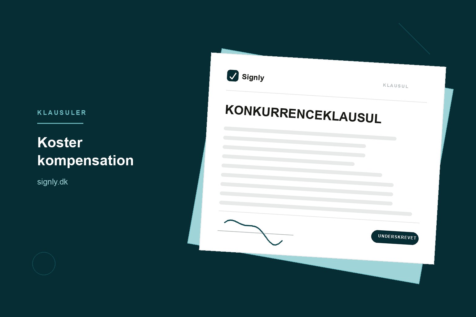 Konkurrenceklausul: hvornår gælder den?
