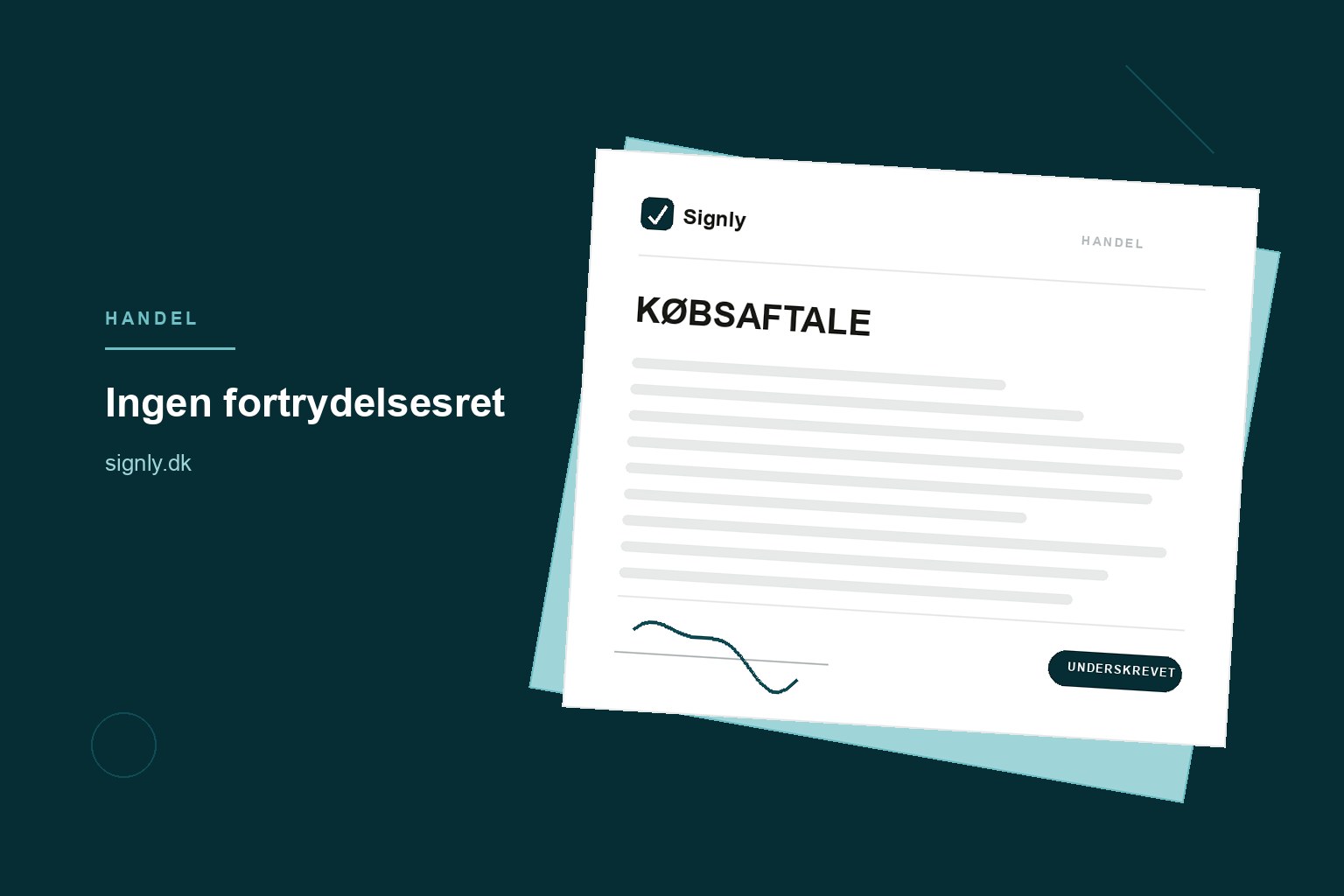 Købsaftale mellem private: hvad skal der stå?