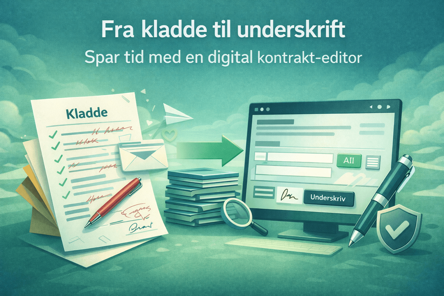 To nye skabeloner er landet: Praktikaftale & Gældsbrev – klar til brug i vores kontrakt-editor